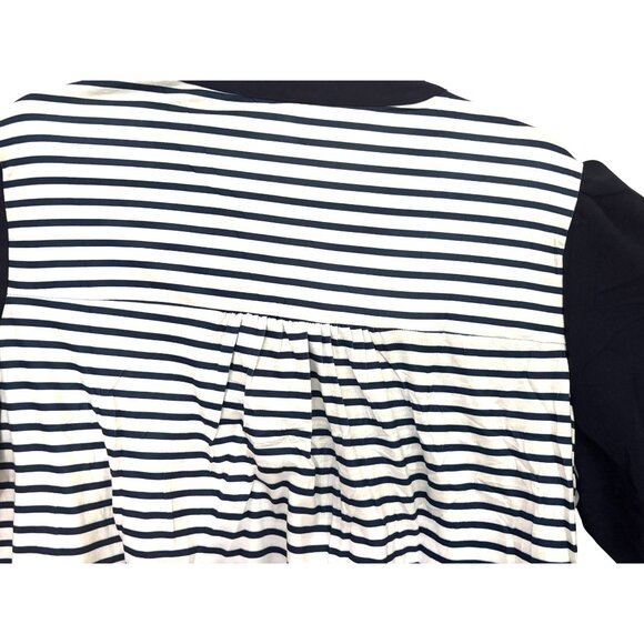 Falechay Womens 2XL Striped Top With Puff Sleeves & Button Detail - Picture 6 of 12